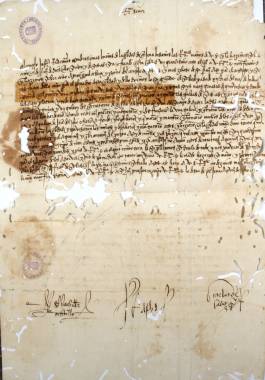 1516. Carta del Concejo de Cartagena al Arzobispo de Granada comunicando el bombardeo de las murallas y el puerto por los genoveses