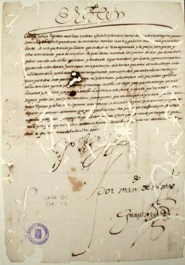 4 Noviembre 1571. Carta real de Felipe II al Concejo de Cartagena notificndole el envo de nuevas rdenes y franquicias para la repoblacin del Reino de Granada, y ordenndole que sea diligente en su publicacin.