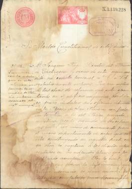 1903, Diciembre, 21: Licencia concedida al Banco de Cartagena para instalar sus oficinas en la Plaza de San Francisco.