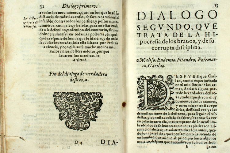 Compendio de la filosofa y destreza de las armas, de Gernimo de Carrana / Lus Pacheco de Narvez.1612