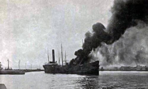 1915 Incendio del TIFLIS en Alicante